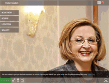 Tablet Screenshot of hotelgoldenrome.com